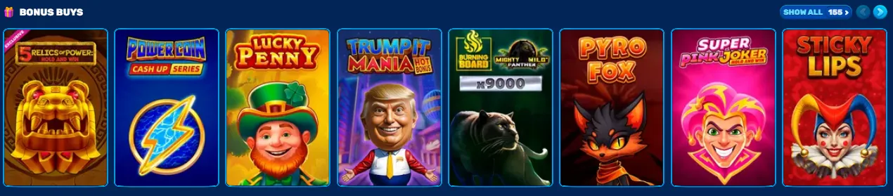 spinfin casino bonus buys