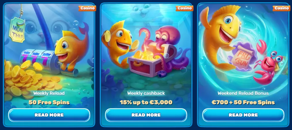 spinfin casino weekly